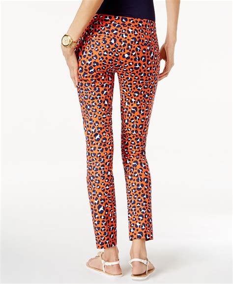 macy s miranda michael kors pants|MICHAEL Michael Kors Miranda Printed Skinny Pants .